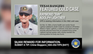 Texas Rangers Seek Tips in Murder of Williamson Co. Senior