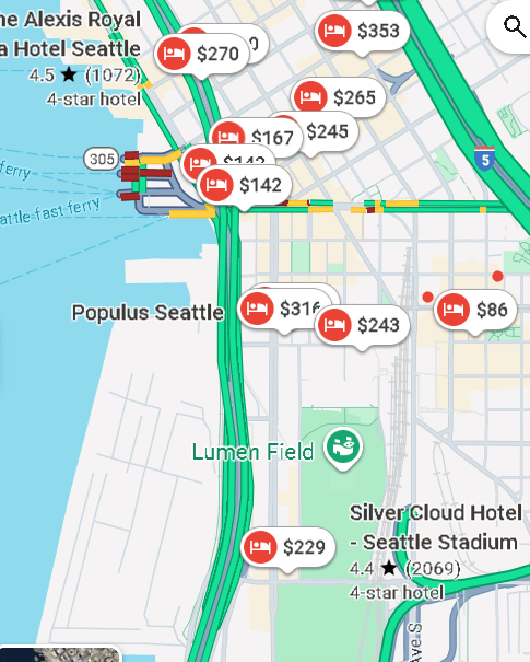 Hotels near T-Mobile Park