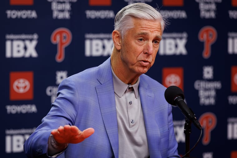 David Dombrowski President of baseball operations, Philadelphia Phillies, Thursday,  October 16, 2025.