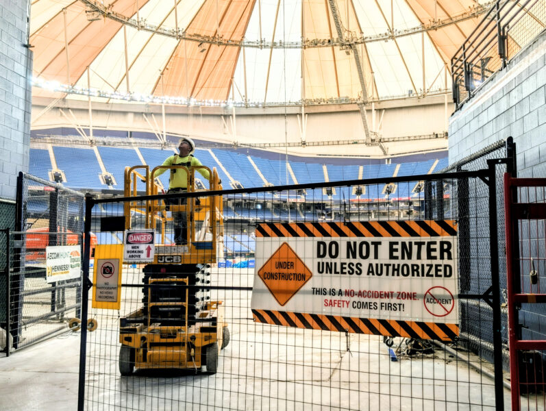 Trop interior repairs are ‘full speed ahead’