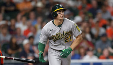 AL West Check-In A's Athletics Tyler Soderstrom...
