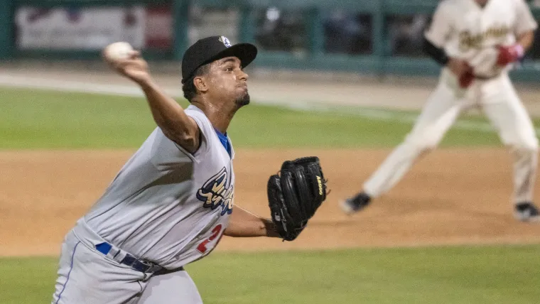 Marlins' Rule 5 Draft pick used to be a hitter for the Savannah Bananas, but now he's a pitcher image