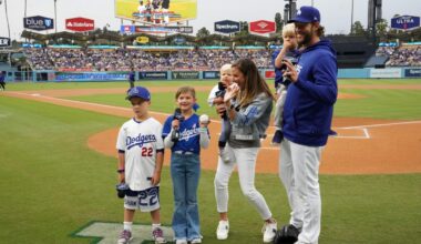 Dodgers' Clayton Kershaw, Wife Ellen Announce Birth of Fifth Child