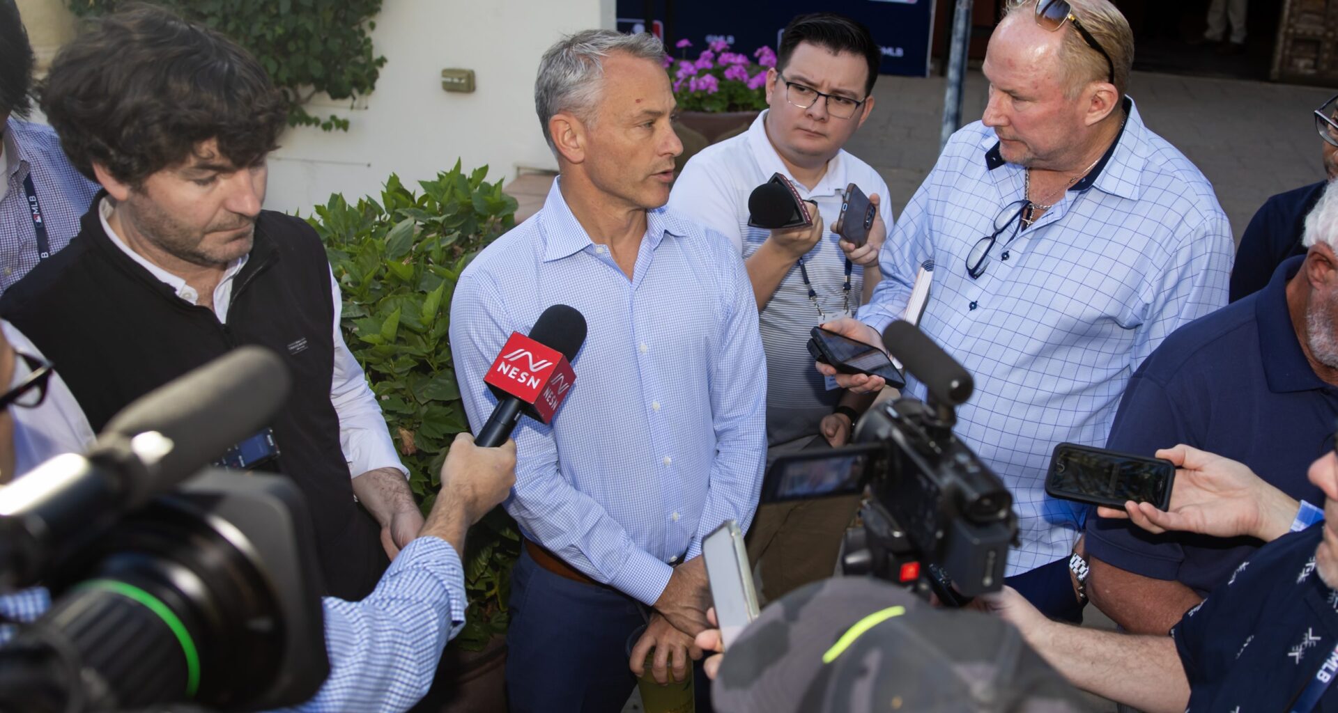 MLB: General Manager's Meetings Chicago Cubs Jed Hoyer Matt Shaw