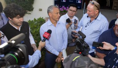 MLB: General Manager's Meetings Chicago Cubs Jed Hoyer Matt Shaw