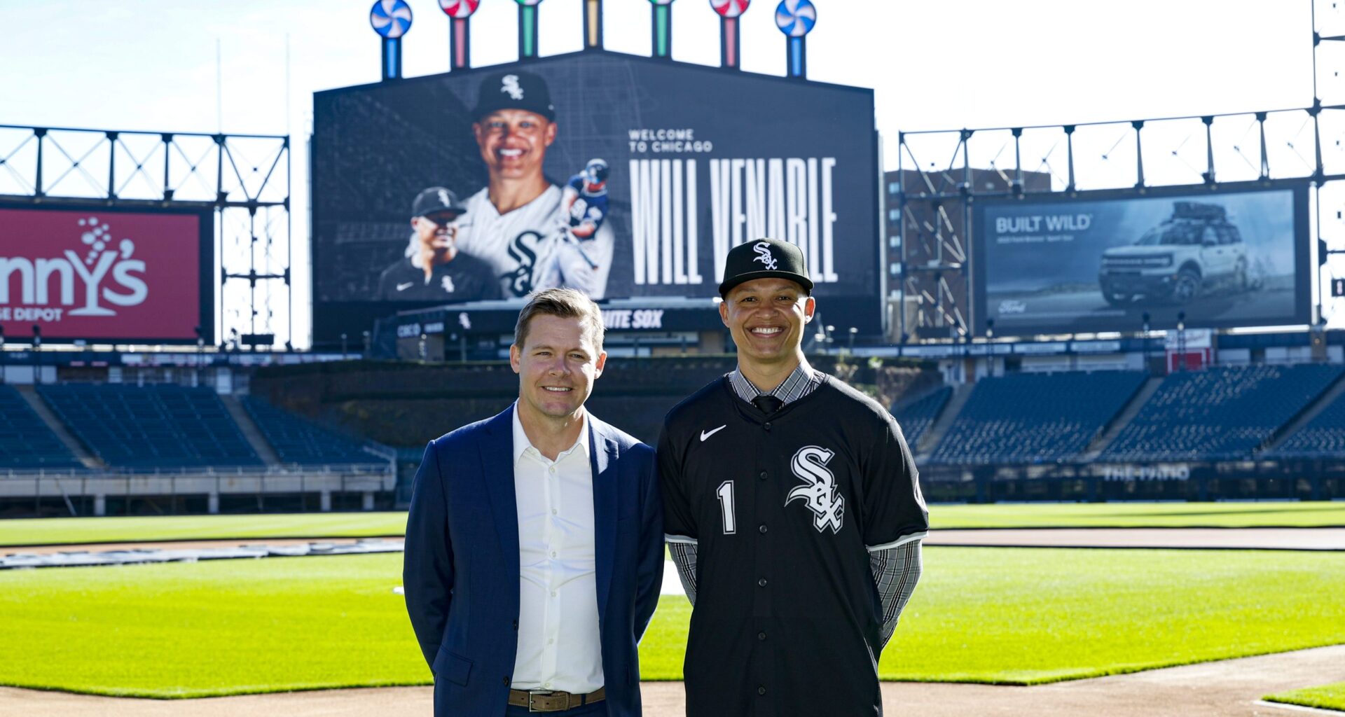 Chicago White Sox Chris Getz and Will Venable