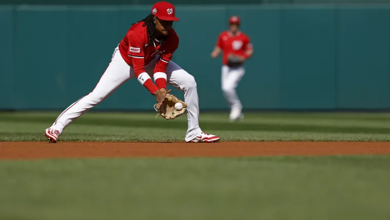 Position change suggested for Nationals' CJ Abrams that could be tied to a trade image