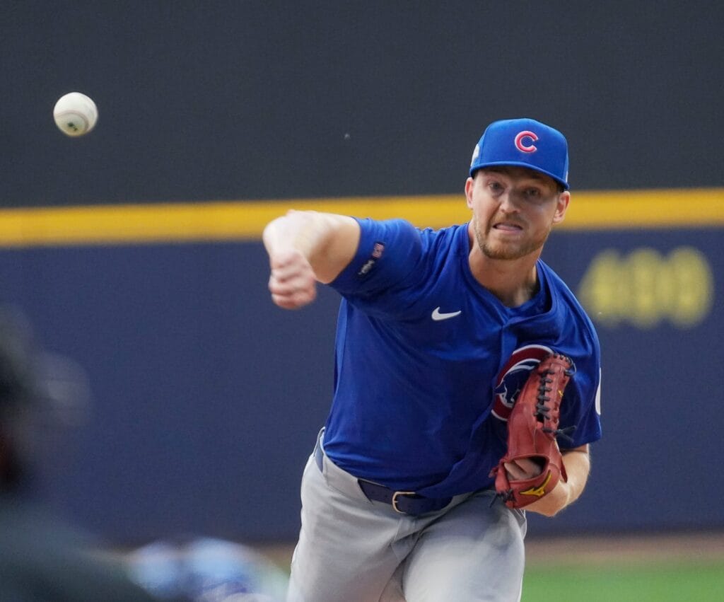 Chicago Cubs pitcher Michael Soroka