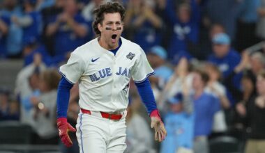 Blue Jays’ Ernie Clement “a lover, not a fighter” on the ice