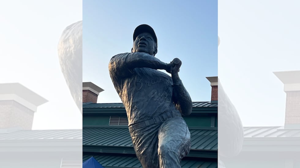 The statue honoring the Atlanta Braves legend will be moved to the entrance of GSU's new...