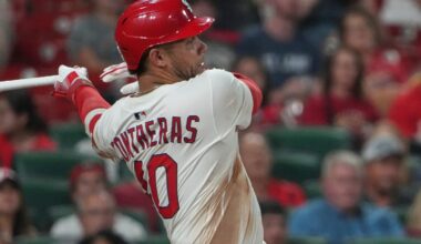 Willson Contreras could be an upgrade for the Red Sox' offense and defense at first base.