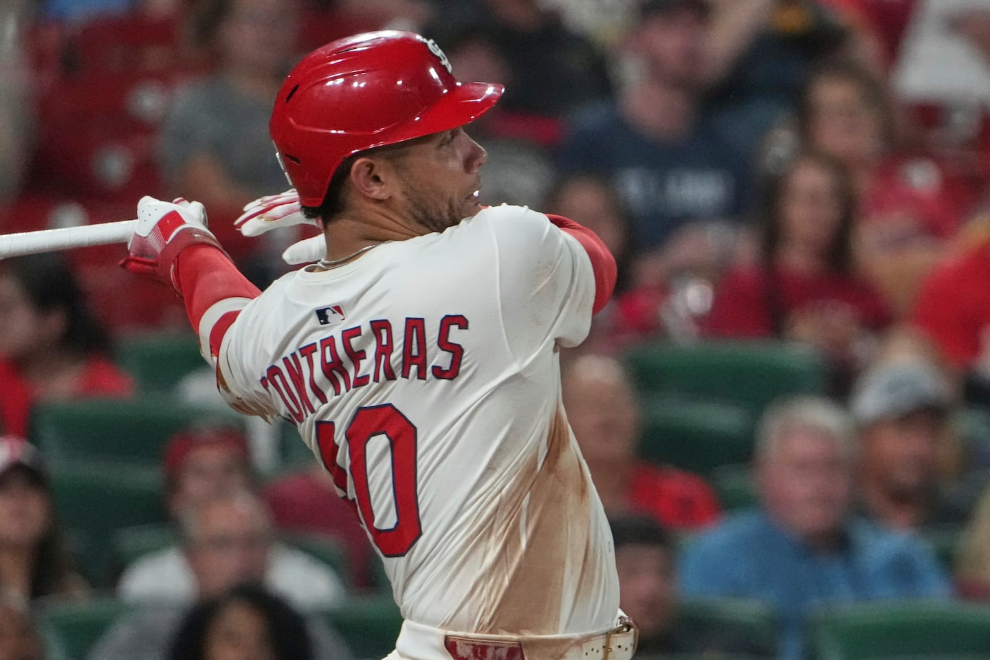 Willson Contreras could be an upgrade for the Red Sox' offense and defense at first base.