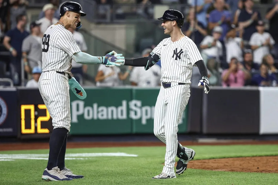 MLB: Chicago Cubs at New York Yankees, cody bellinger