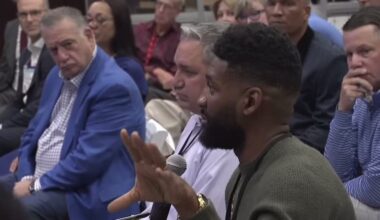 Catcher Harry Ford reacts to trade sending him to Washington Nationals