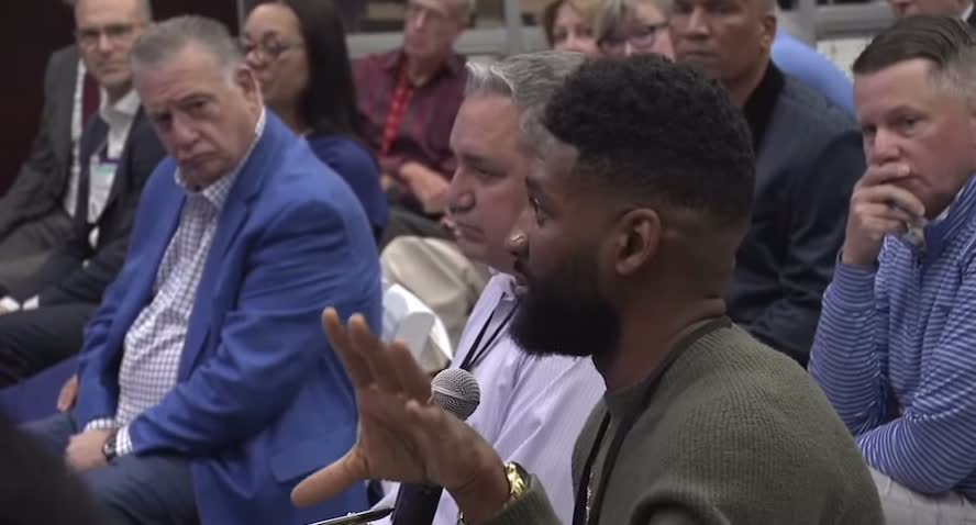 Catcher Harry Ford reacts to trade sending him to Washington Nationals