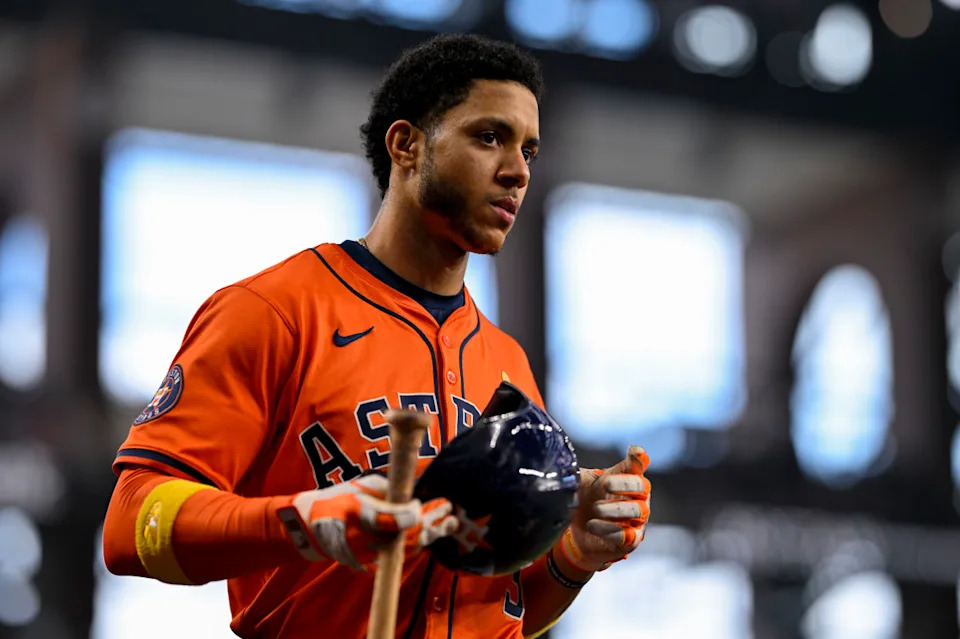 Houston Astros shortstop Jeremy Pena (3)© Jerome Miron-Imagn Images