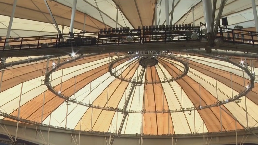 Tropicana Field roof repairs ahead of schedule