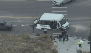 Denver crash involving mobile barber shop near Rocky Mountain Arsenal injures 3