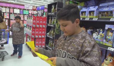 San Diego Padres bring holiday joy to Horton Elementary students with shopping spree