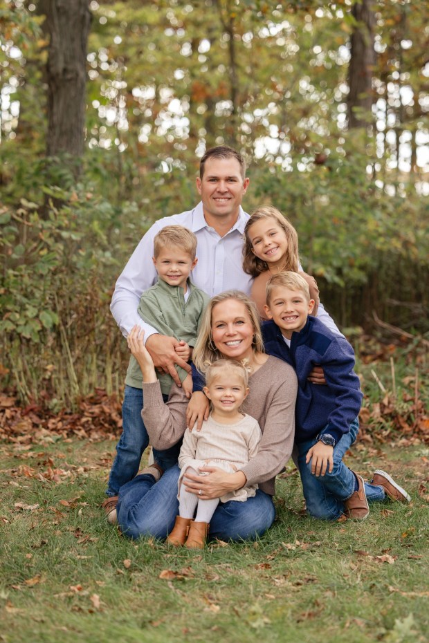 The Stammen family. Clockwise from top: Craig, Summit, Chase, Audrey, Cece and Ty. (Courtesy of the Stammen family)