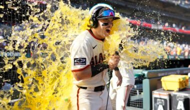 SF Giants Video: Watch every cooler celebration from the 2025 season