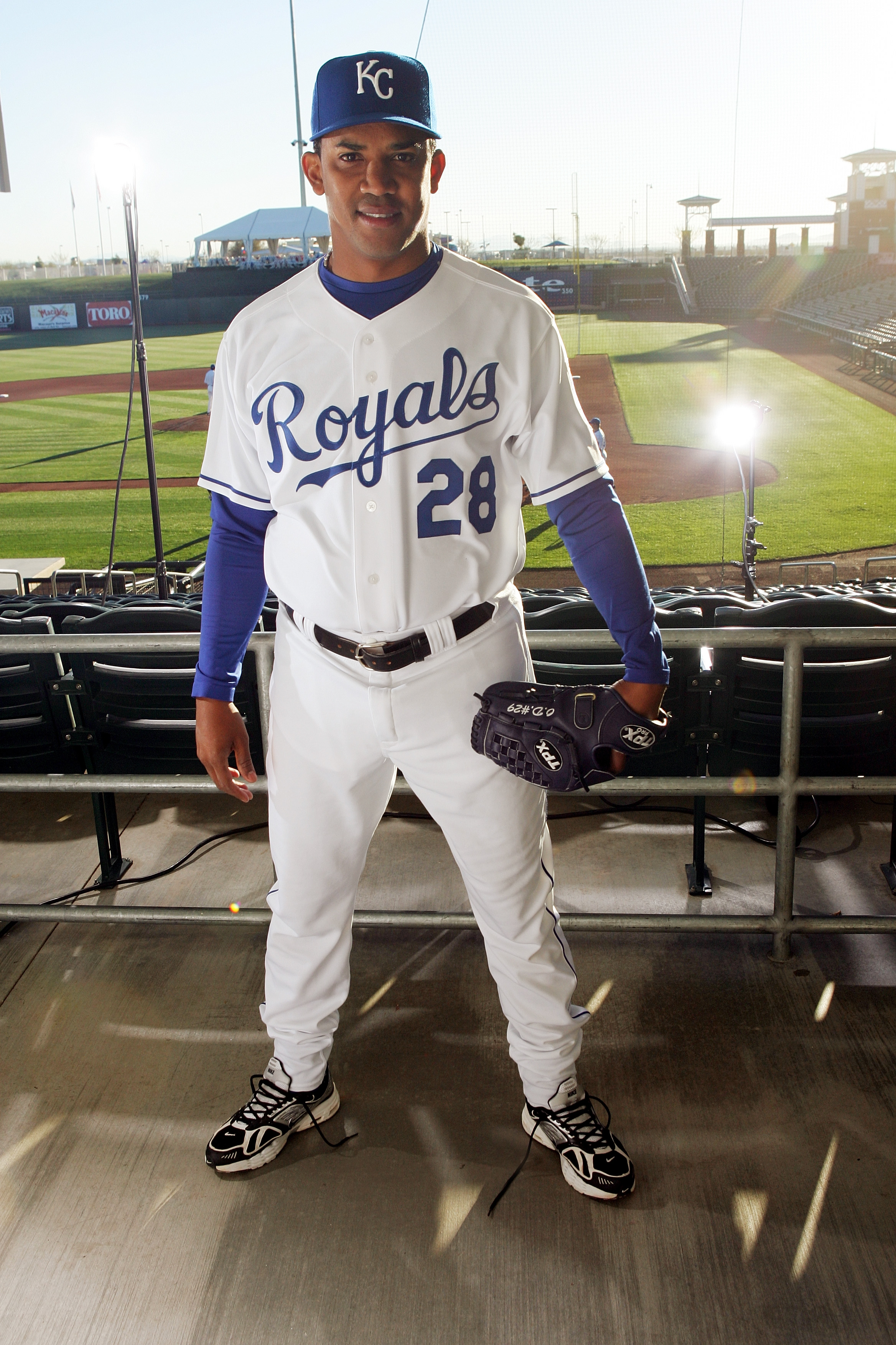 SURPRISE, AZ - FEBRUARY 25: Octavio Dotel of the Kansas City Royals poses for a portrait during Photo Day on February 25, 2007 at Surprise Stadium in Surprise, Arizona. (Photo by Jonathan Ferrey/Getty Images)