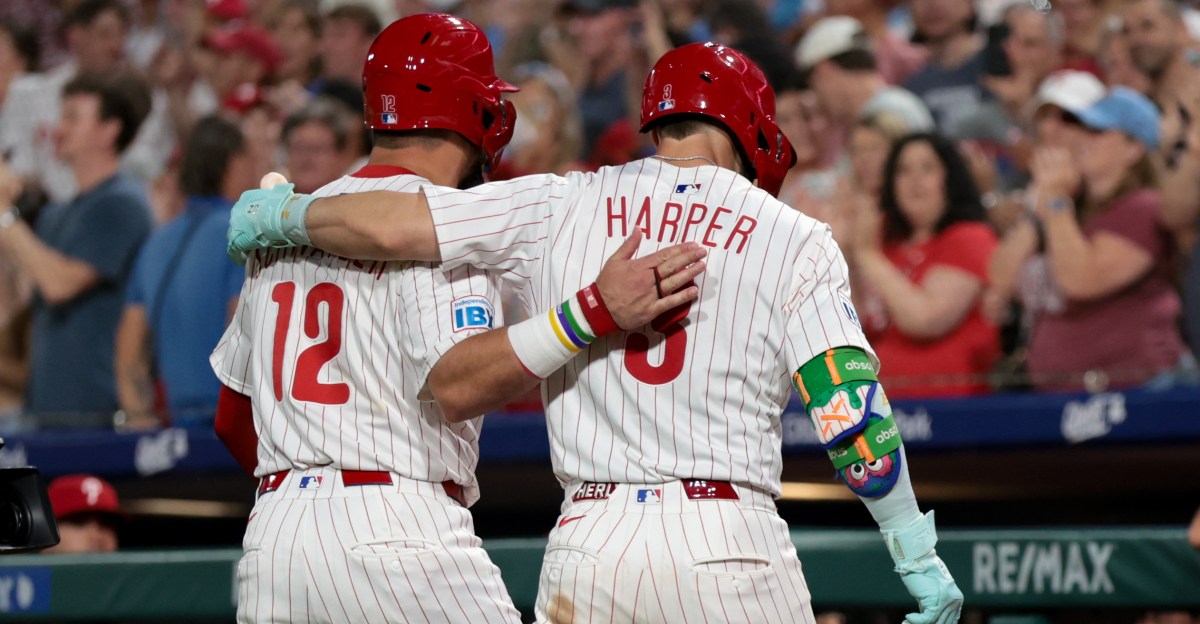 Should Kyle Schwarber bat in front of or behind Bryce Harper?