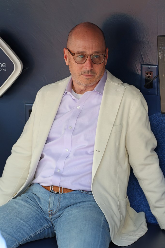 ew York Yankees vs. the Toronto Blue Jays at the Rogers Centre in Toronto, Canada - New York Yankees GM Brian Cashman in the dugout before the game