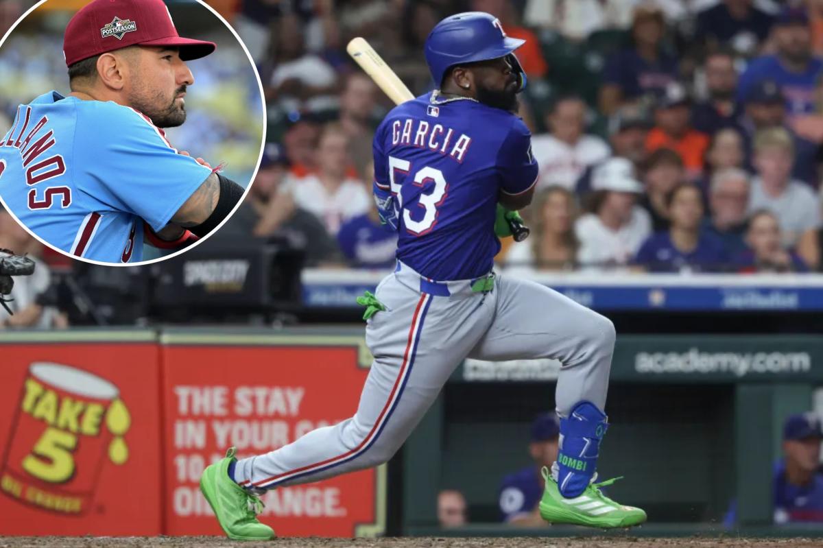 Phillies sign Adolis Garcia with Nick Castellanos on way out