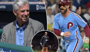Phillies' Bryce Harper appears to take swipe at Dave Dombrowski with shirt