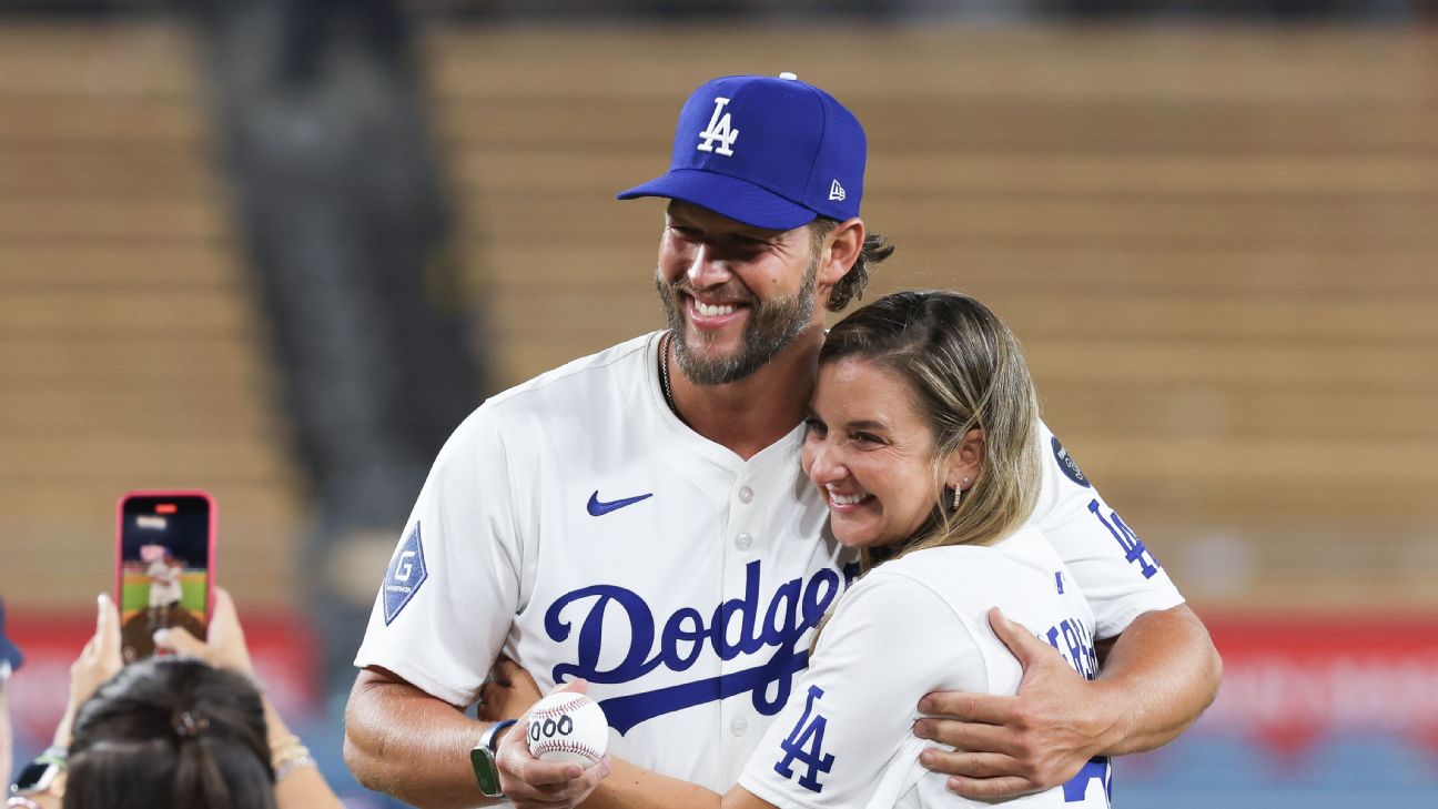 Clayton Kershaw announces birth of fifth child, Chloe Peach