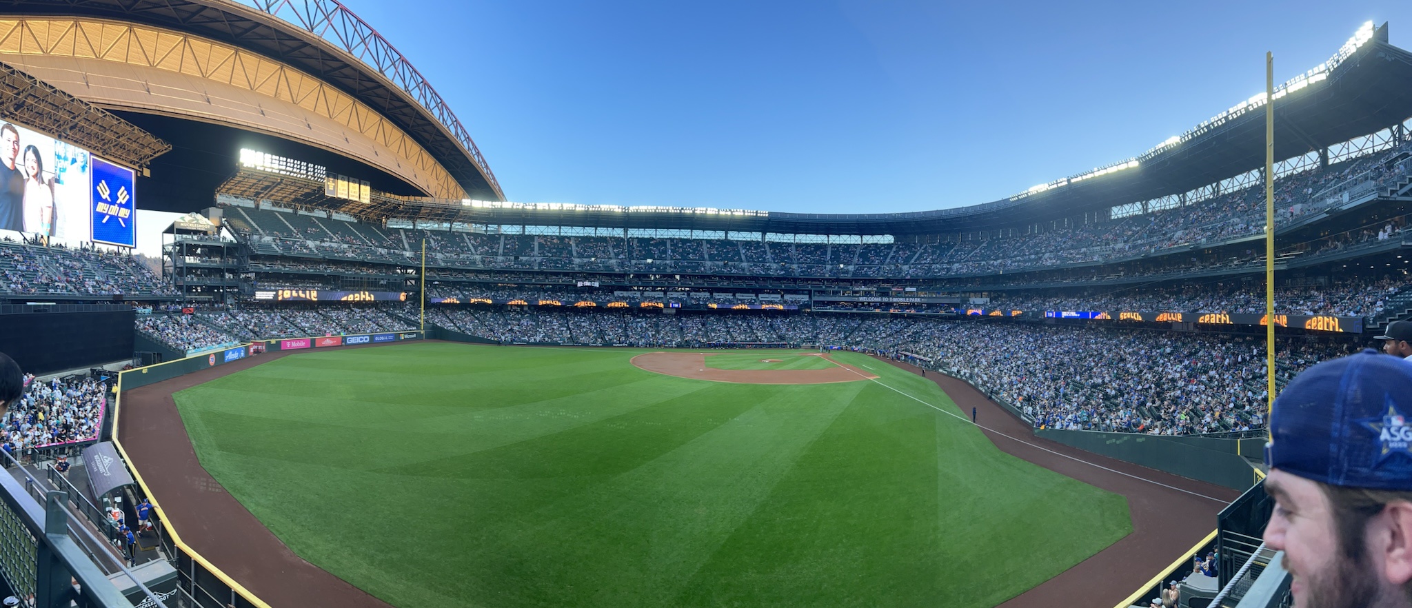 From Section 183, Row 1. T-Mobile Park. September 15, 2023.