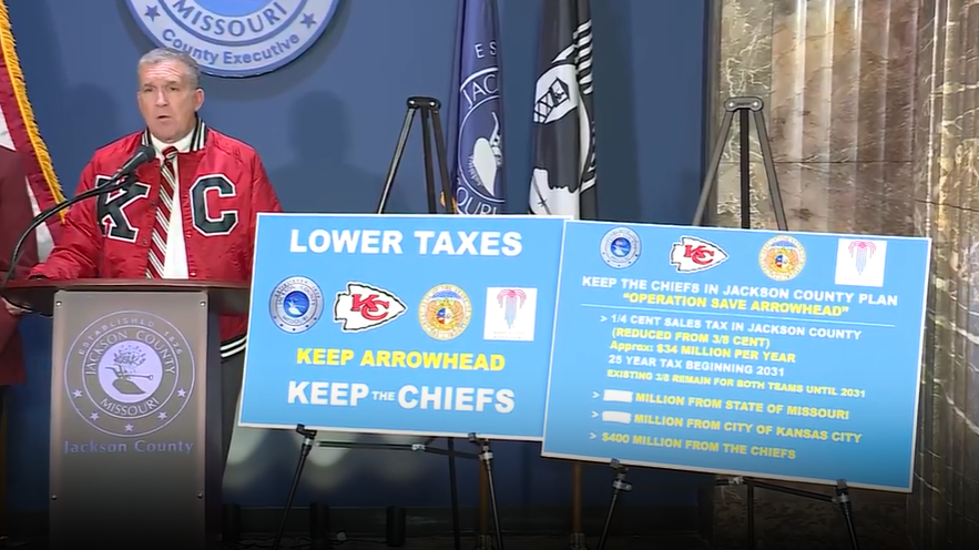 Jackson County announces plan to keep Chiefs, renovate Arrowhead