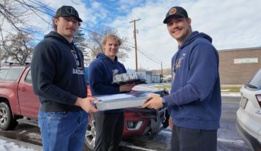 MSU Billings baseball team helps expand free-meal event for first responders