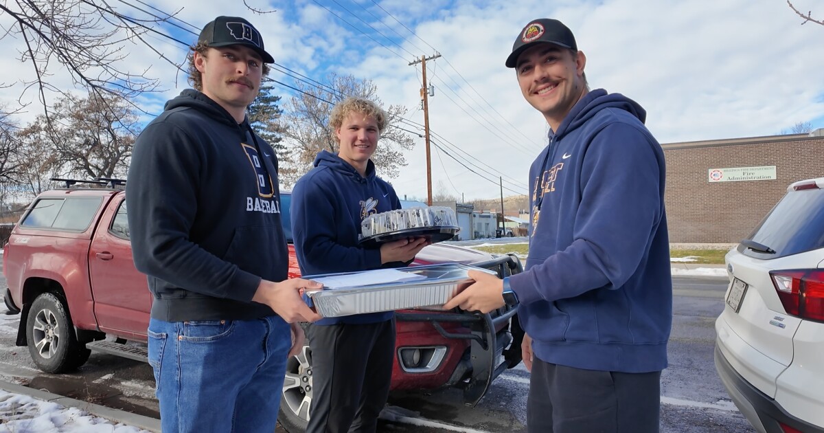 MSU Billings baseball team helps expand free-meal event for first responders