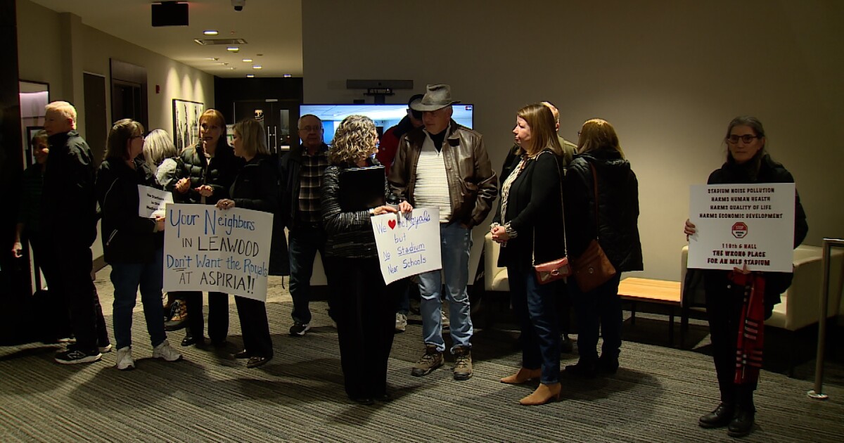Overland Park residents bring concerns on potential stadium to city leaders