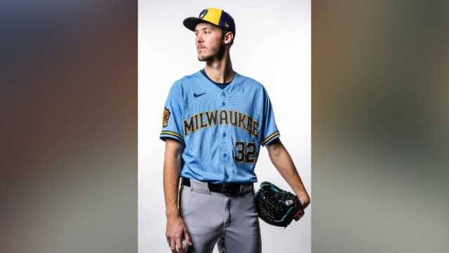 Milwaukee Brewers unveil new powder blue road jersey