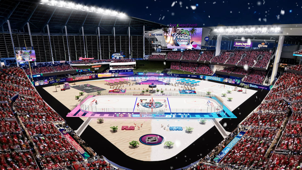 Fans split as NHL shares glimpse at first-ever outdoor game in Florida ahead of Winter Classic