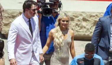 Livvy Dunne, Paul Skenes visit Josh Allen as Bills prepare for regular-season finale