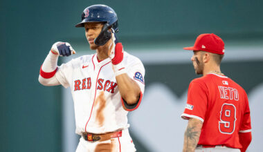 Los Angeles Angels v Boston Red Sox