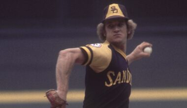 Unknown date and unknown location; USA, FILE PHOTO; San Diego Padres pitcher Randy Jones in action on the mound during the 1976 season. Mandatory Credit: Malcolm Emmons-USA TODAY Network.