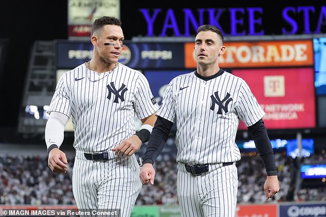 Aaron Judge looks likely to be lining up without Cody Bellinger for the New York Yankees