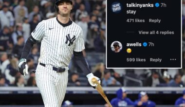 Austin Wells has concerning reply to Cody Bellinger's Instagram post