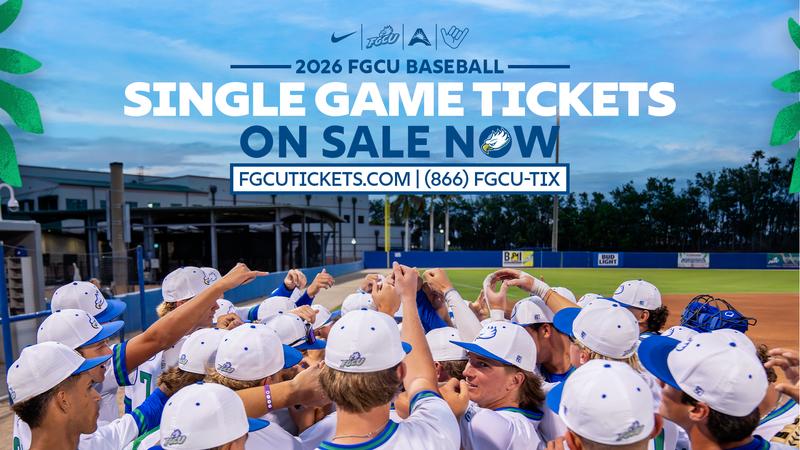 FGCU Baseball Single Game Tickets Now On Sale