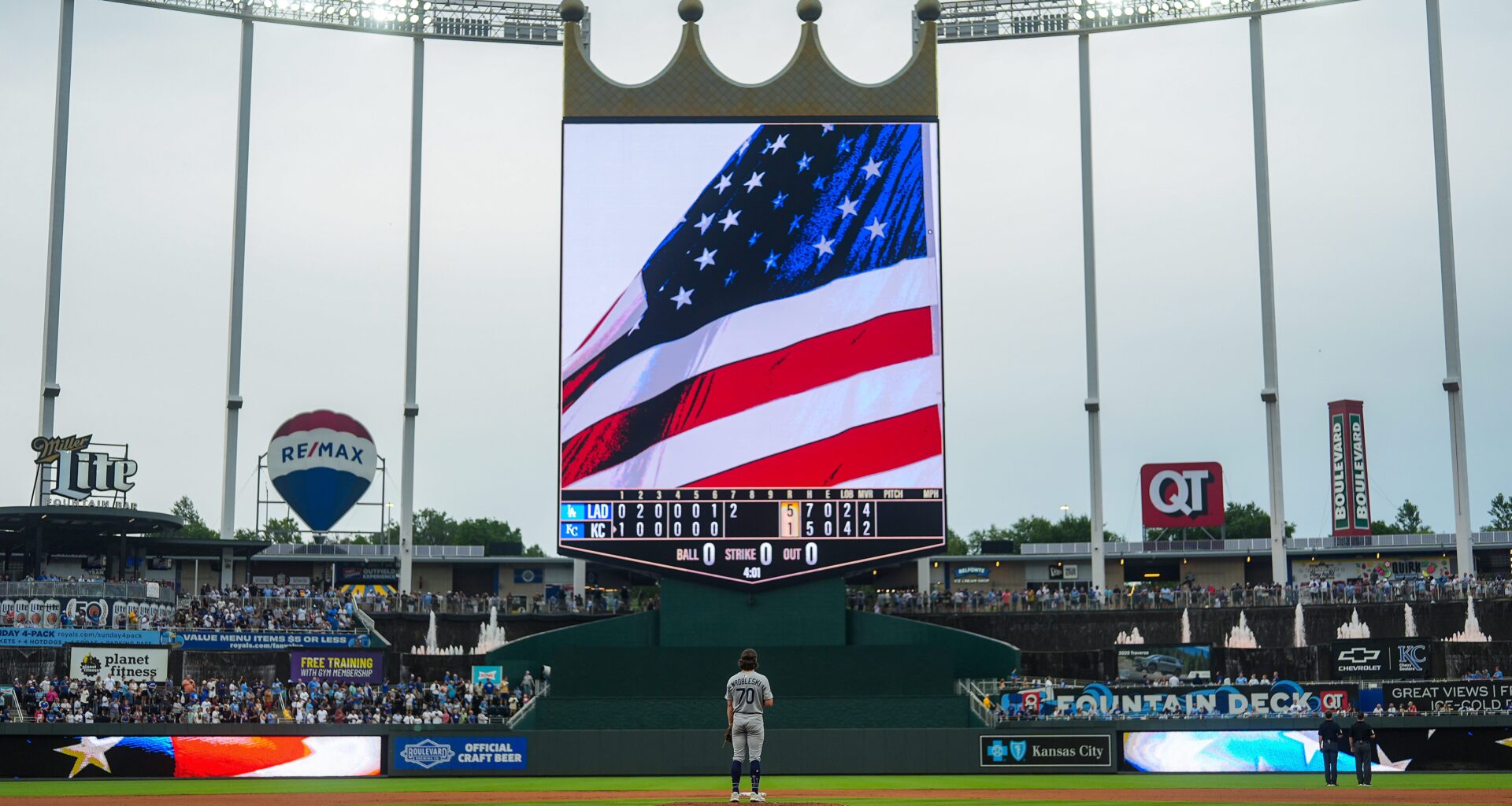 Royals Announce Major Changes to Kauffman Stadium's Outfield Walls
