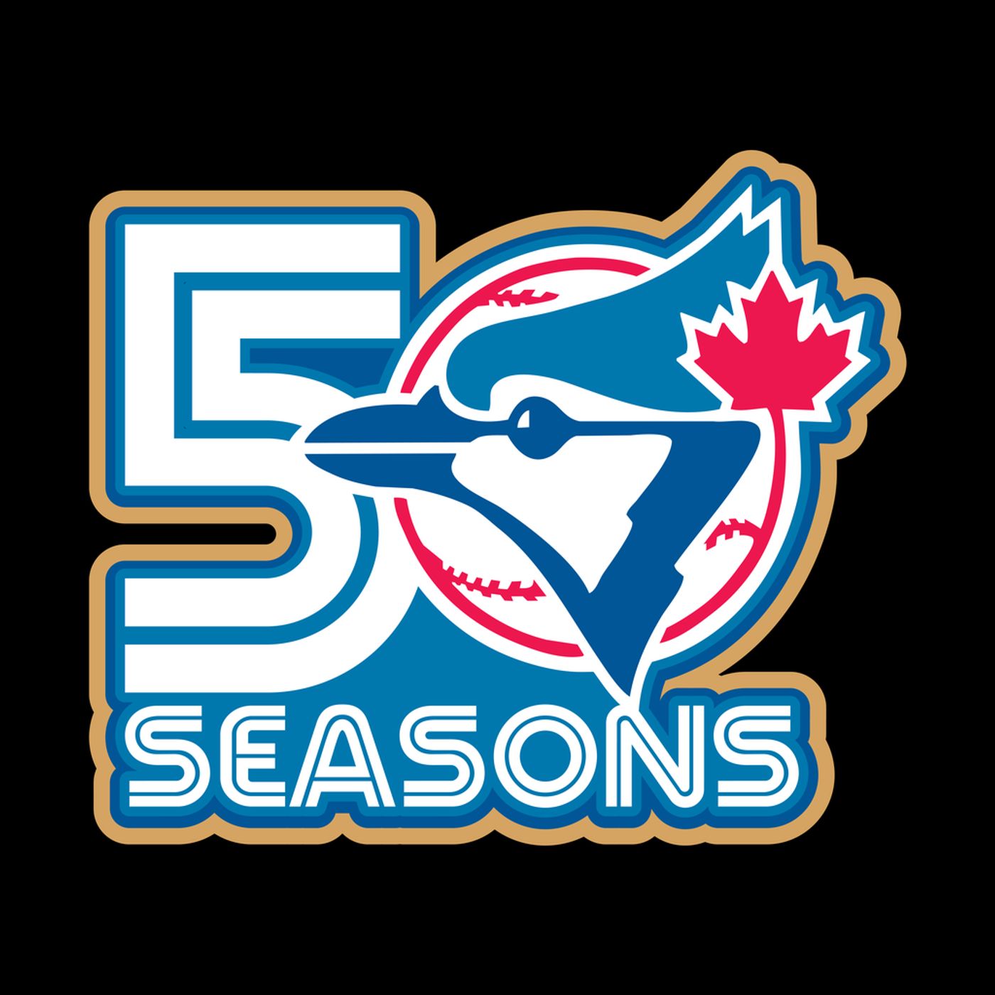 Toronto Blue Jays 50th season logo