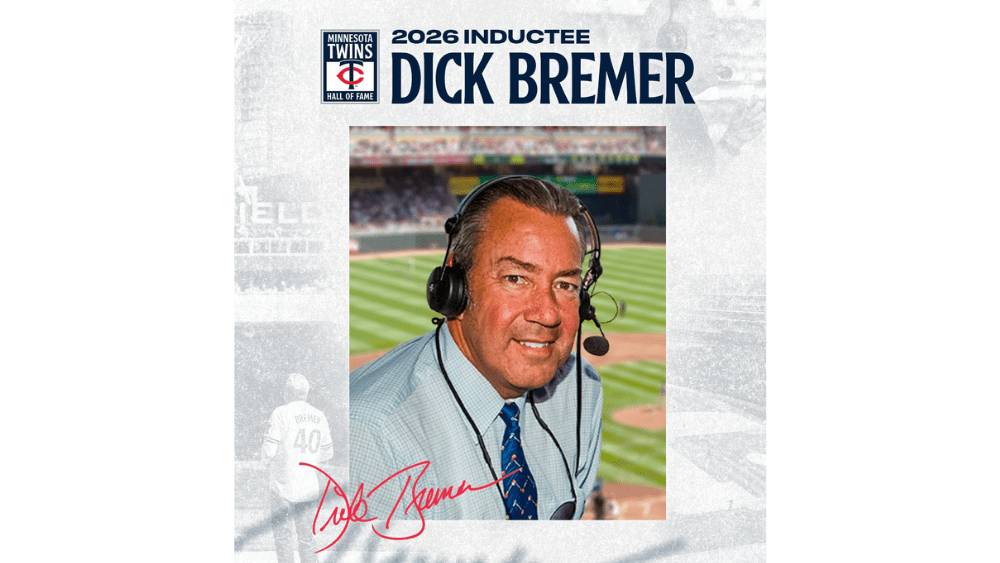 Former TV broadcaster Dick Bremer elected to Twins Hall of Fame | WDAY Radio