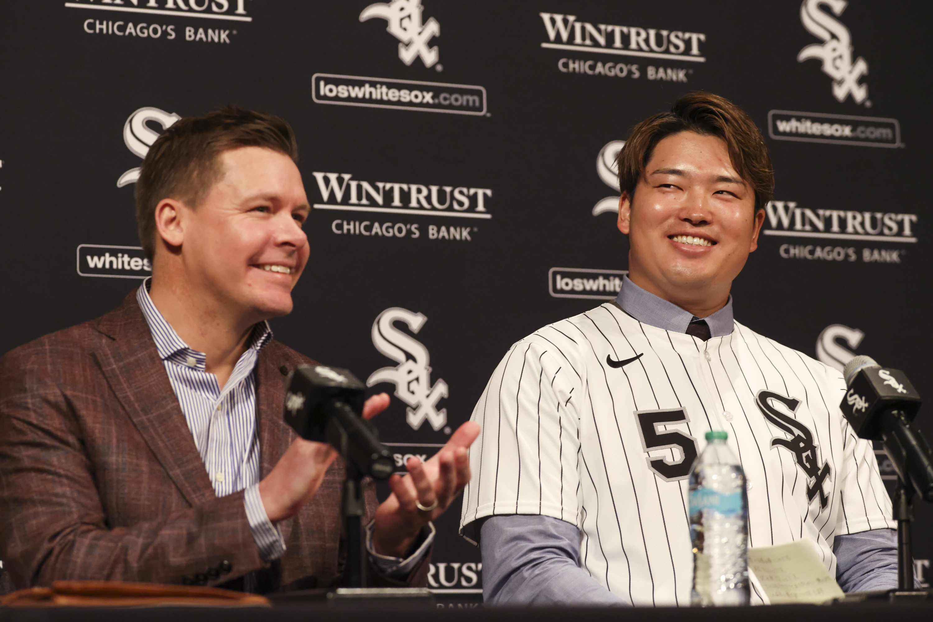 White Sox executive vice president and general manager Chris Getz...