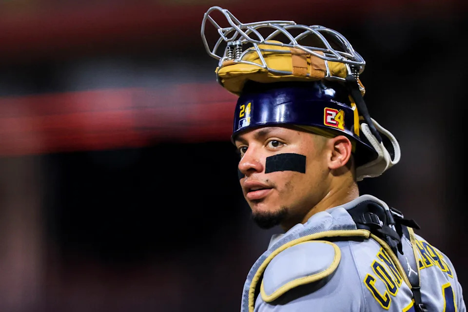 Milwaukee Brewers catcher William Contreras (24)© Katie Stratman-Imagn Images