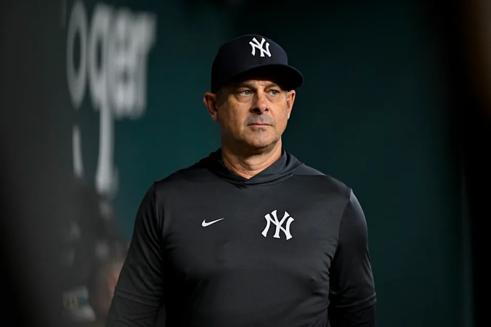 New York Yankees manager Aaron Boone (17)© Jerome Miron-Imagn Images